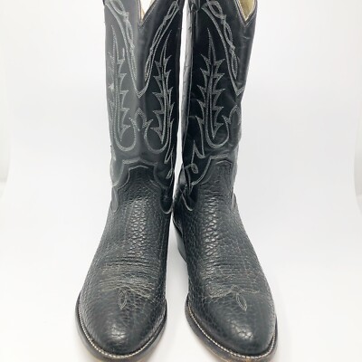靴 vintage TONY LAMA western boots 8 black s-l400.jpg