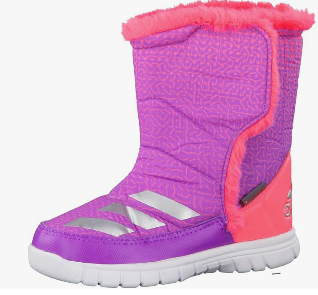 Adidas Infant Kids Lumi Lumi Snow Winter Boot Trainer / Pink White / RRP £45 Adidas Infant Kids Lumi Lumi Snow Winter Boot Trainer / Pink White / RRP £45