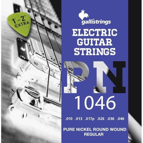 Corde elettrica Gallistrings PN1046 pure nickel regular 10-46
