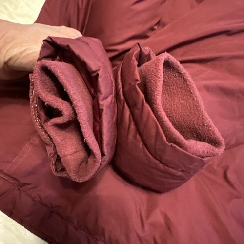 Land's End Women’s Jacket Small, Dk Red Goose Down Parka Pre-Owned - Picture 11 of 11