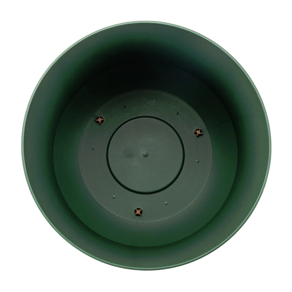 Blumentopf Übertopf Tubo Prosperplast Blumenkübel mit EcoHolz Untersetzer Rund - Bild 4 von 4