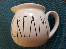 Rae Dunn Artisan Collection by Magenta - Ceramic  CREAM  Creamer Large Letter