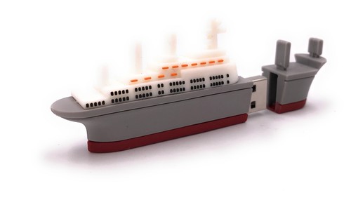 Boot Bateau Cargo Cuiseur Vapeur Gris Funny Clé USB Div Capacité - Afbeelding 28 van 56