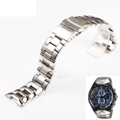 24mm stainless steel bracelet band strap(fits) Casio Edifice EF