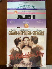 Laserdisc Classic Comedy Lot of 4- Philadelphia Story Sealed, Rogers, Ball, Kaye