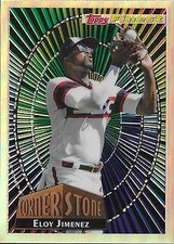 2022 Finest #94FC-EJ Eloy Jimenez 1994 Cornerstones Chicago White Sox Refractor