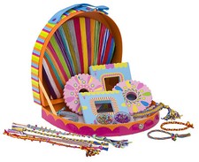 Friends 4 Ever BRACELET Kit BEADS Embroidery Floss LOOM Beading Needle BFF Set