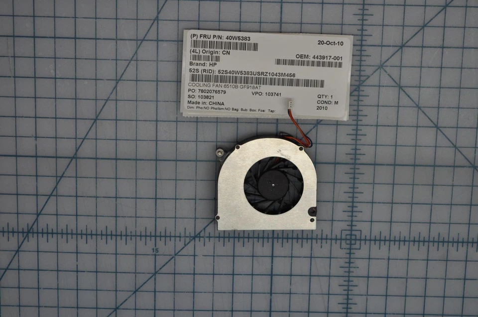 HP Compaq 6710B Cooling Fans 443917-001 - Image 2 of 4