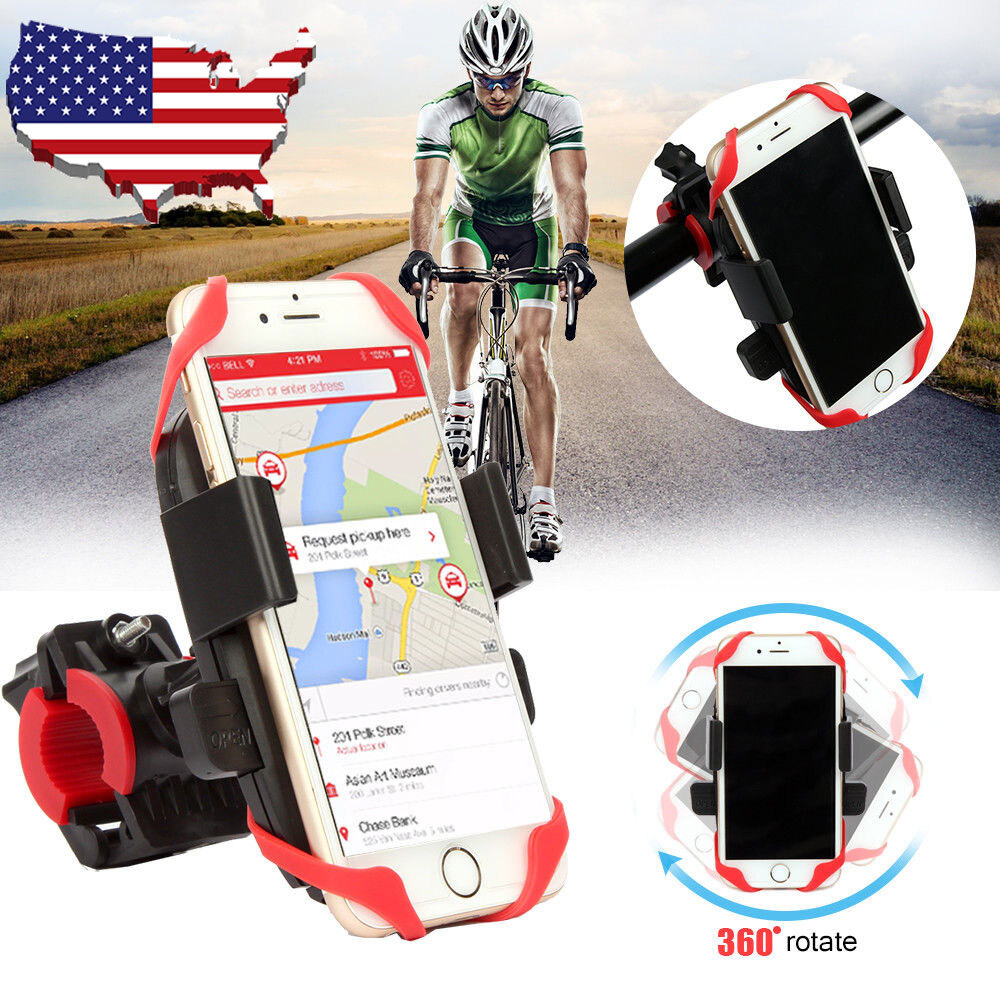Universal Motorcycle MTB Bike Bicycle Handlebar Holder Mount For Cell Phone GPS