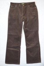 Eddie Bauer Mens Corduroy Pants 14 99 Cotton Brown Straight Leg Specially Dyed