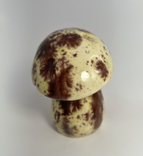 Vintage MCM Stoneware Mushroom Pottery Splatter Pattern - Picture 4 of 12