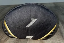 Wilson 7 Golf Club Cover Sock Headcover Yellow/Black Embroidered