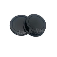  Canon EOS EF DSLR SLR Lens2 x Pairs Rear Lens Cover + Camera Body Front Cap for