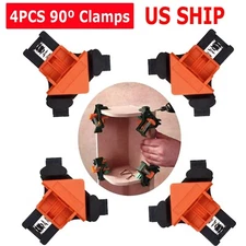 4Pcs/Set 90 Degree Right Angle Clip Clamps Corner Holders Woodworking Hand Tools