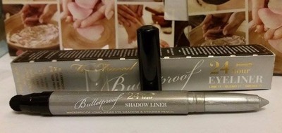 100% Too Faced Bulletproof 24 Hr Wear Eyeliner Pencil Waterproof 1,4g in Silber