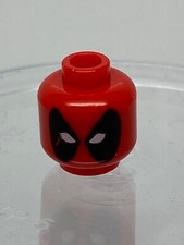 Lego Super Heroes Minifigure Head Deadpool  #1