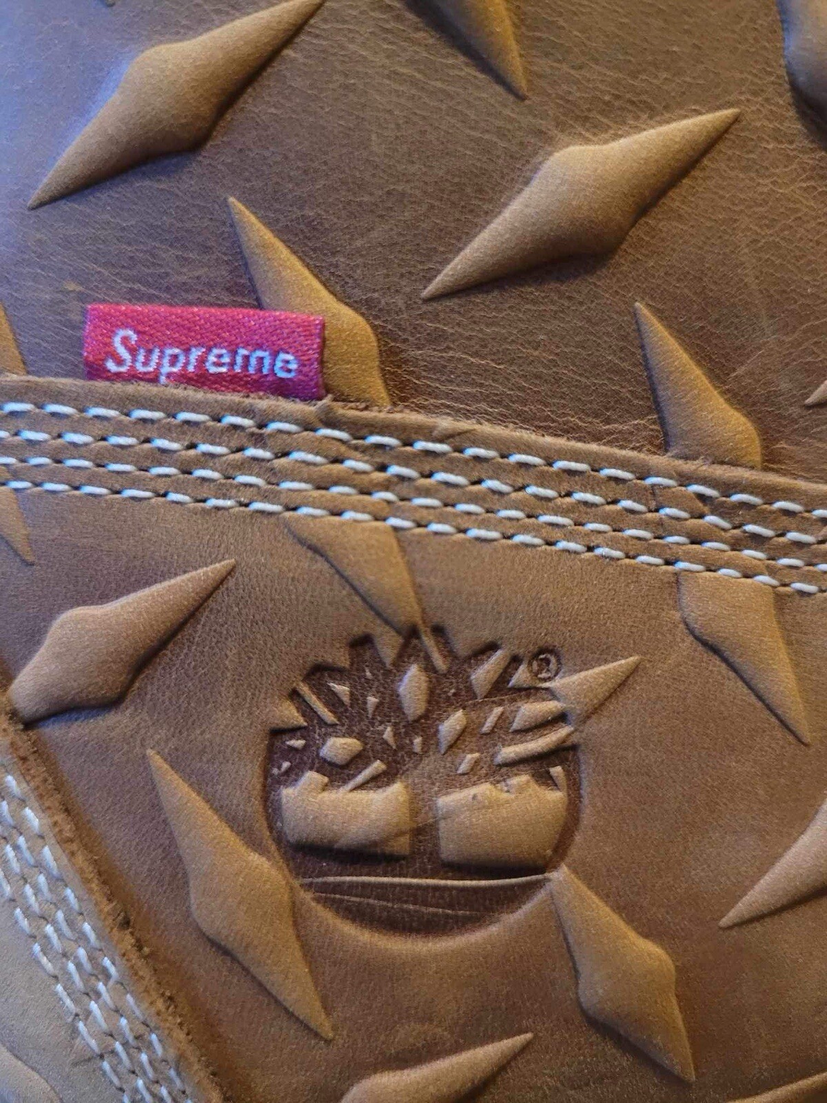 Supreme x Diamond Plate Timberland Boots 10.5 image 9