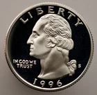 1996-S Washington Quarter - Gem Proof - 90% Silver - .1808 Troy oz (sku:RP10)