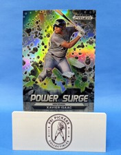 2022 Panini Prizm Draft Picks Xavier Isaac Power Surge Silver Prizm