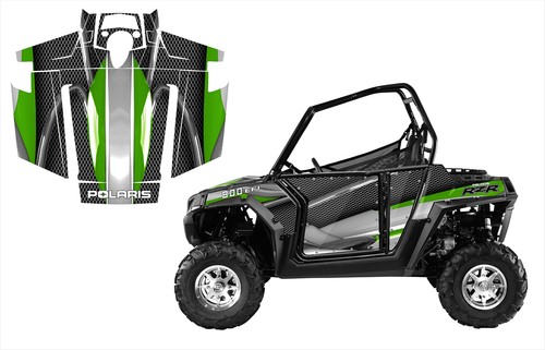2007 2008 2009 2010 Polaris RZR 800 800s graphics decal kit 24 mil thick #5600 - Picture 14 of 21
