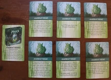 Haven Ancient Relics Cards Promo Mini Expansion Red Raven Fan Box