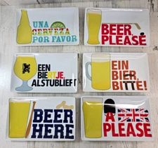 Crate & Barrel Snack Appetizer Plates set of 6 Barware