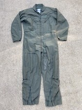 US Vtg FLYERS COVERALL FLIGHT SUIT 44 R TOP GUN MAVERICK Air Force Navy Coverall