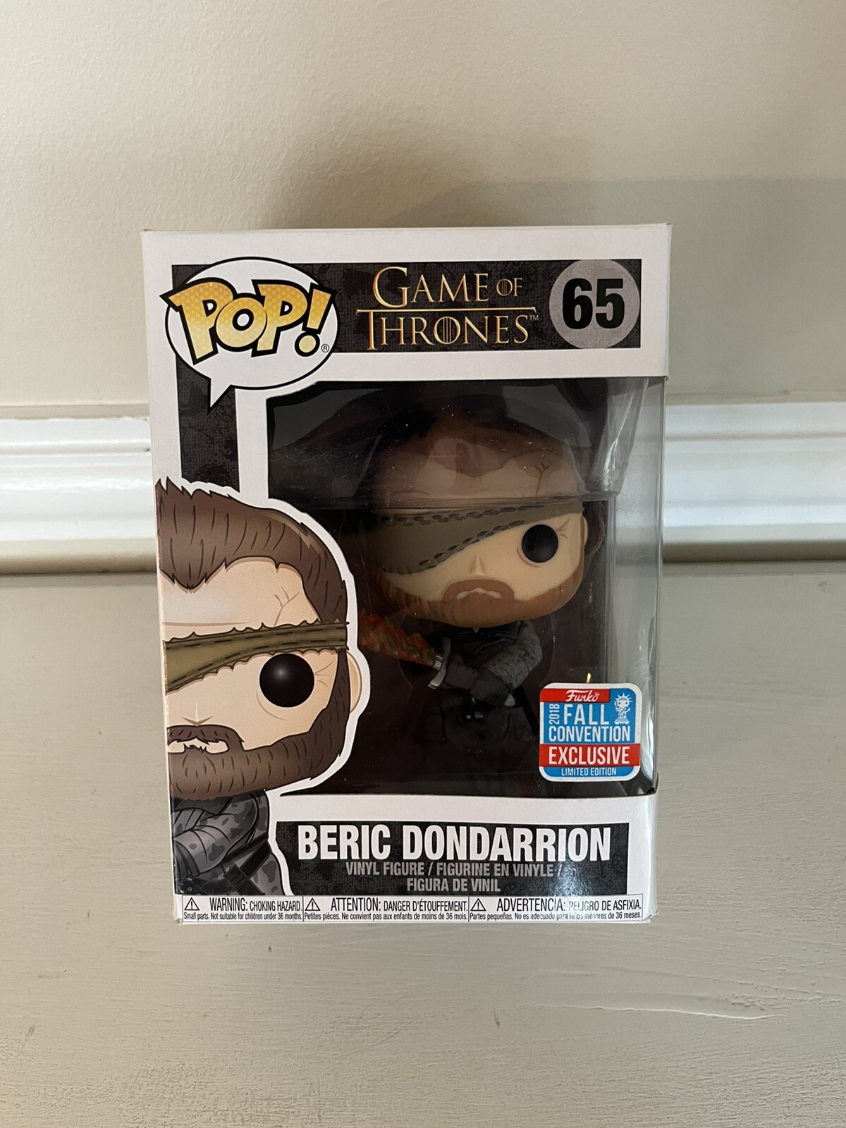 *Read* Funko Pop! Game Of Thrones #65 Beric Dondarrion 2018 Fall Exclusive Nycc