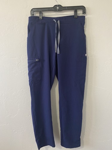 Small Yola Skinny Scrub Pants Navy Blue 