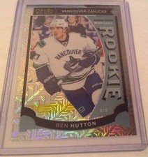 15-16 2015-16 O-PEE-CHEE PLATINUM BEN HUTTON ROOKIE TRAXX M23 VANCOUVER CANUCKS