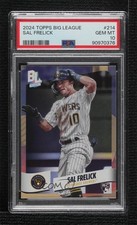 2024 Topps Big League Uncommon Rainbow Foil Sal Frelick #214 PSA 10 GEM MT 15tx