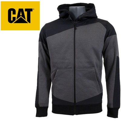 CAT by Caterpillar Zip Hoodie Kapuzenpullover Pulli Pullover Arbeit Freizeit