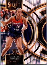 2024 Panini Select WNBA Level Celeste Taylor #128 Silver Flash Prizm (RC)