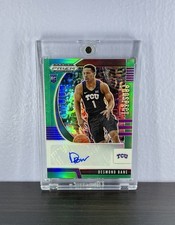 2020 Panini Prizm Draft Picks Prospect Auto DESMOND BANE Green Parallels TCU