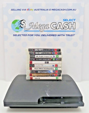 Sony Playstation 3 Slim CECH-3002B 320GB Bundle - 10x Games - NO CONTROLLER