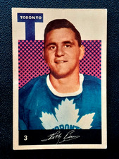BOBBY BAUN 1962-63 PARKHURST NHL HOCKEY 62-63 #3 VGEX+            90102