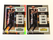 (2) Derrick White, 2021 Contenders FOTL Opening Night Shimmer #25, First Round T