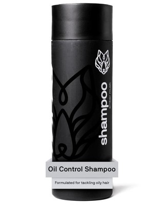 Black Wolf Mens Shampoo for Oily Hair, 12 Fl Oz - Charcoal-Infused Oil Control