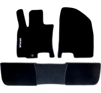 Car Floor Mats Velour For Baic U5 Plus Waterproof Black Carpet Rugs Auto Liners
