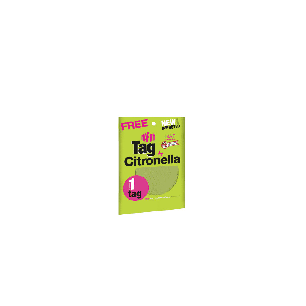 Natural Animal Feeds NAF Off Citronella Tag