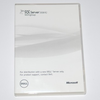 Microsoft SQL Server 2008 R2 Workgroup 32/64 Bit English Dell ROK