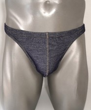 MEN'S DENIM STYLE BRIEF SIZE LARGE