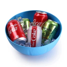 Serving Bowl for Fruits, Cereal or Salads, 8-10-Inch, frosty white 10"