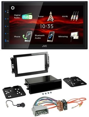 JVC USB Bluetooth MP3 DAB 2DIN Autoradio für Chrysler 300C Dodge Caliber Jeep Co