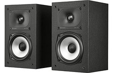 POLK AUDIO Monitor XT Series Compact Bookshelf Speakers Matte Black MXT15 Pair