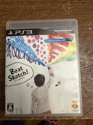 Sony Beat Sketch! PlayStation 3 PS3 Move Compatible Art Game Japanese 