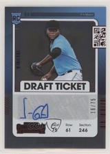 2021 Panini Contenders Rookie 2 Draft Ticket Red 16/75 Jorge Guzman Auto 08fz