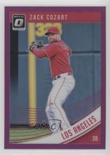 2018 Panini Donruss Optic Purple Prizm Zack Cozart #82 0c4