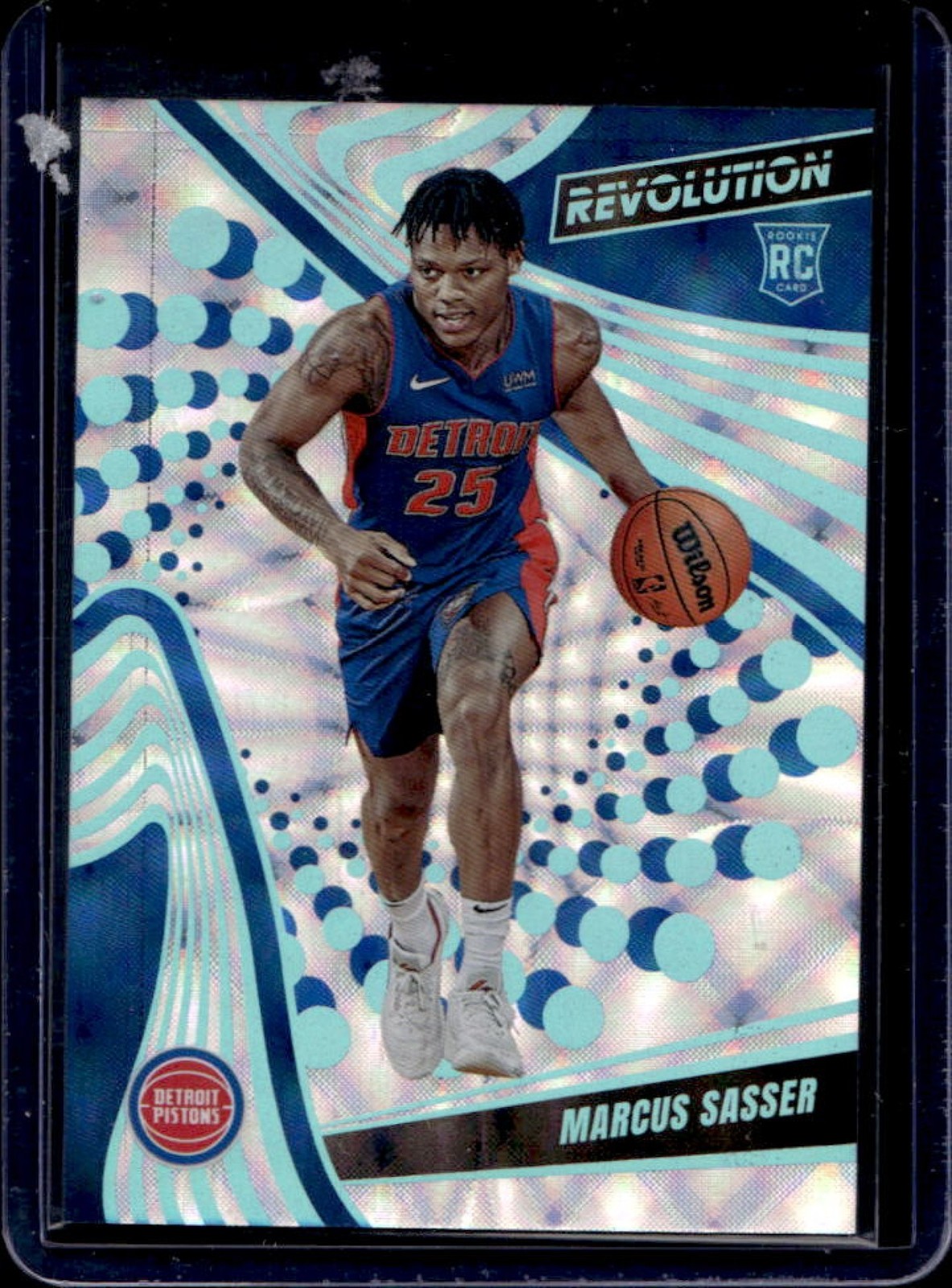 2023-24 Panini Revolution Marcus Sasser RC Future Frame Rookie #/60 Pistons