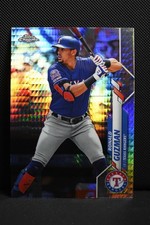 2020 Topps Chrome - Ronald Guzman #129 Prism Refractor Rangers